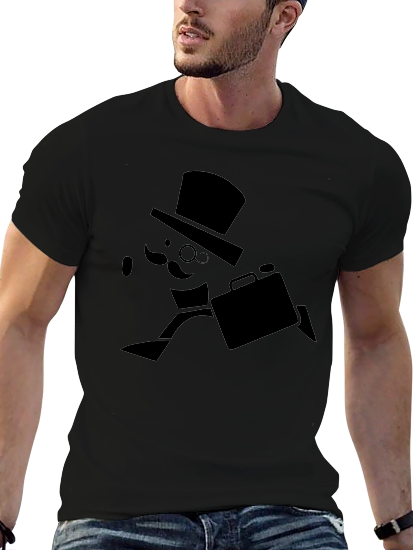 Dapper Gent T-Shirt - Classic Black