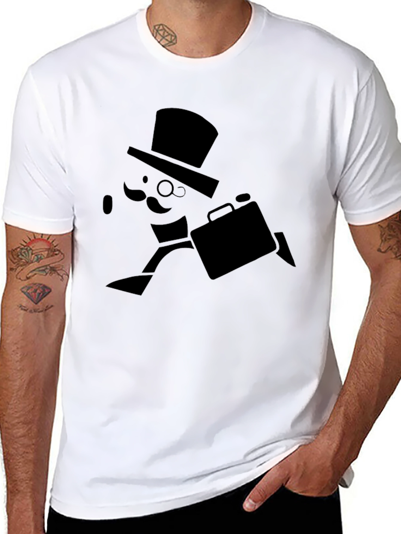 Dapper Gent T-Shirt - Classic Black