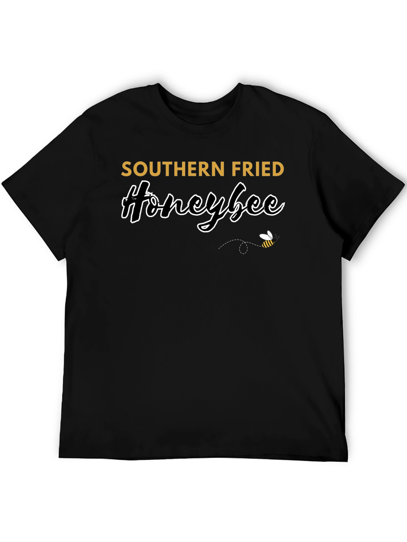 Southern Fried Honeybee Black Graphic Tee