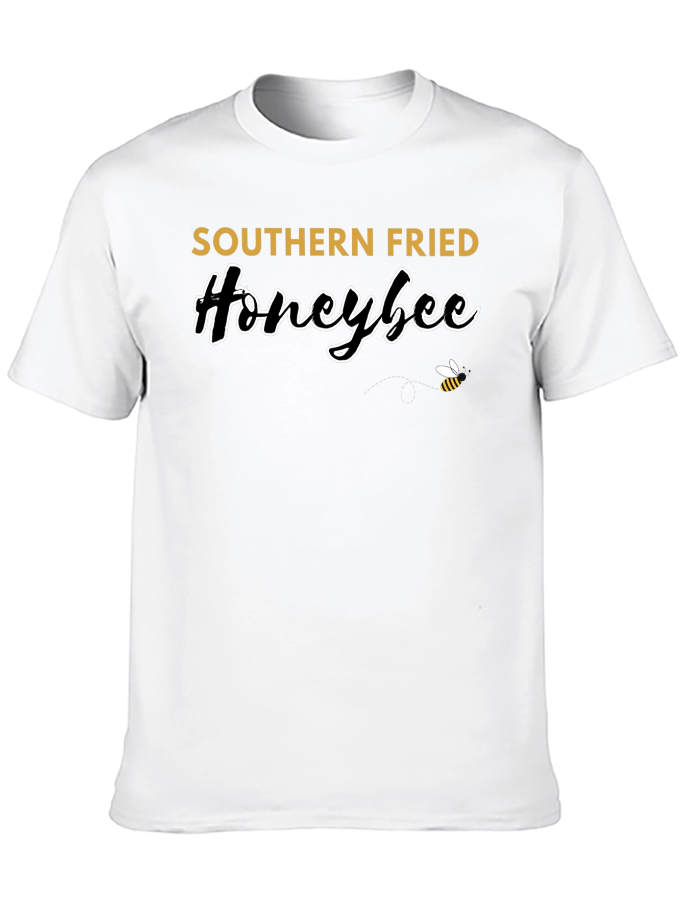 Southern Fried Honeybee Black Graphic Tee