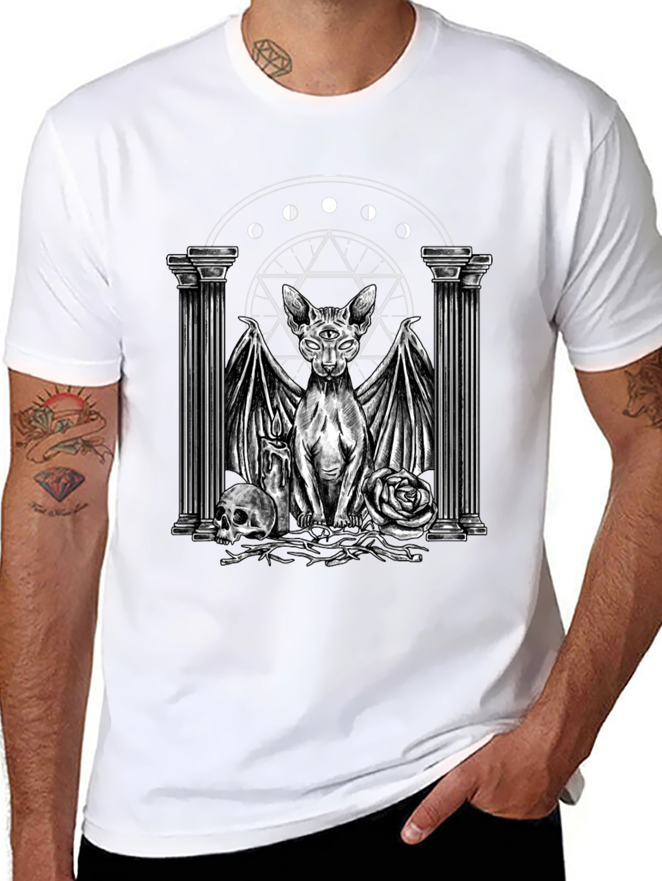 Occult Sphynx Cat T-Shirt