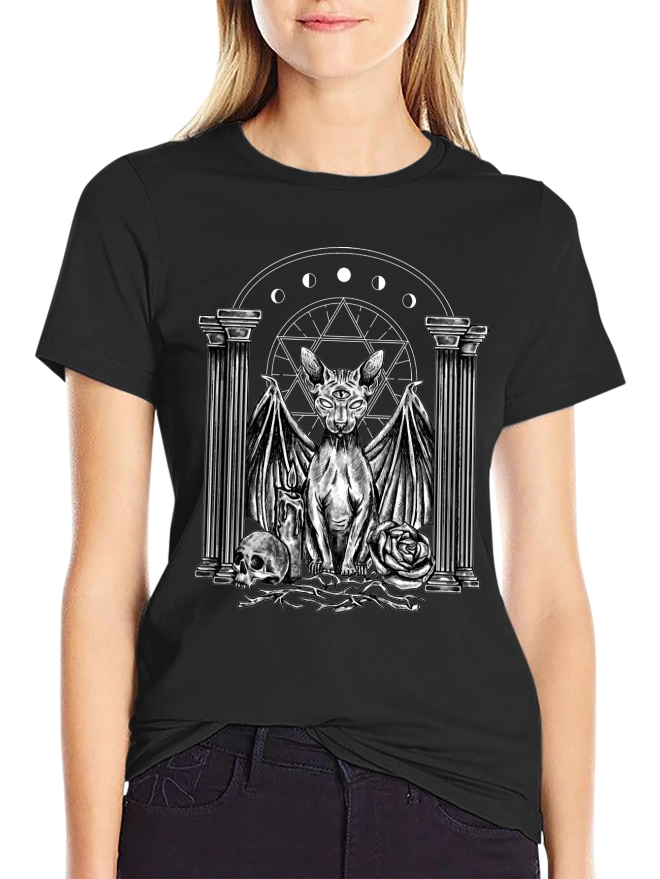 Occult Sphynx Cat T-Shirt