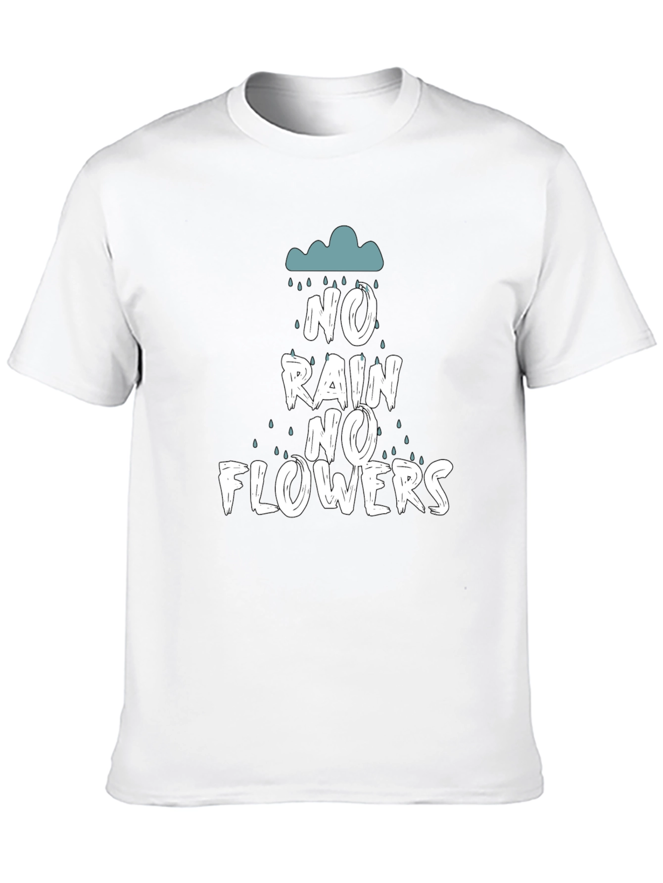No Rain No Flowers Graphic Tee - Black