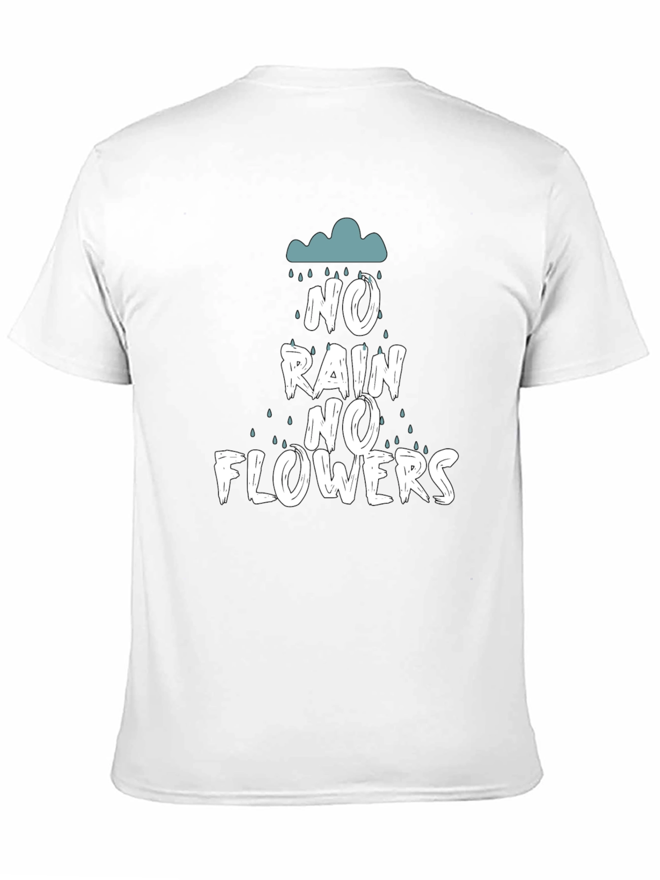 No Rain No Flowers Graphic Tee - Black