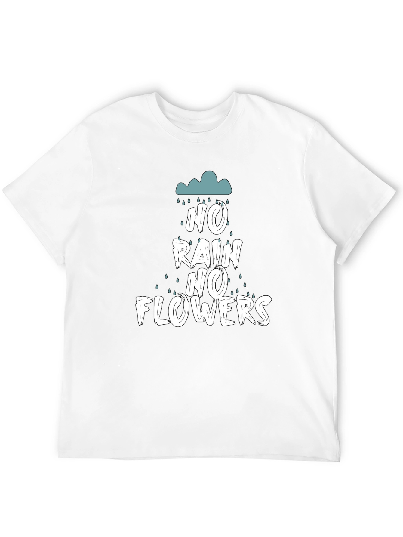 No Rain No Flowers Graphic Tee - Black