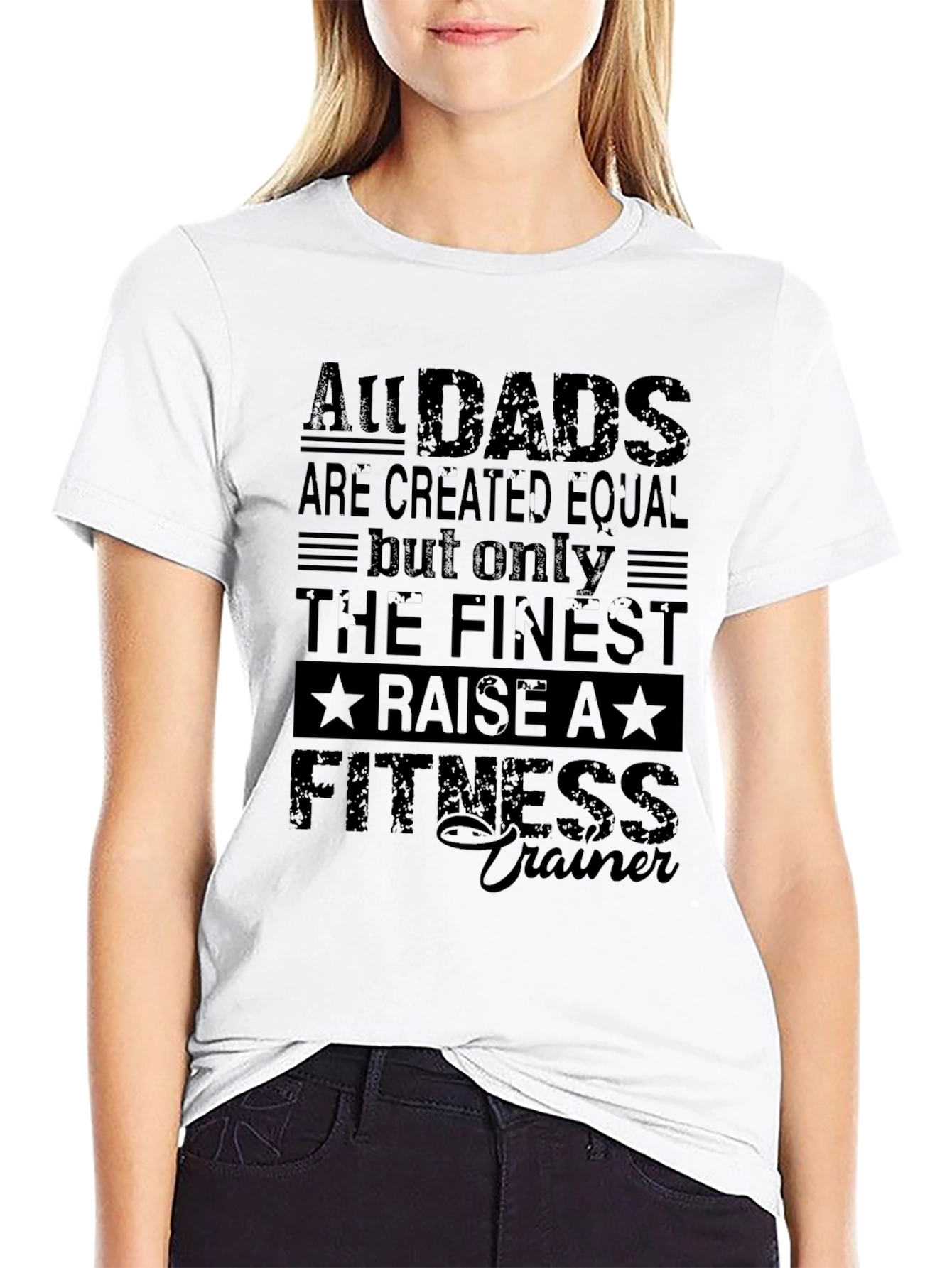 All Dads Raise a Fitness Trainer T-Shirt