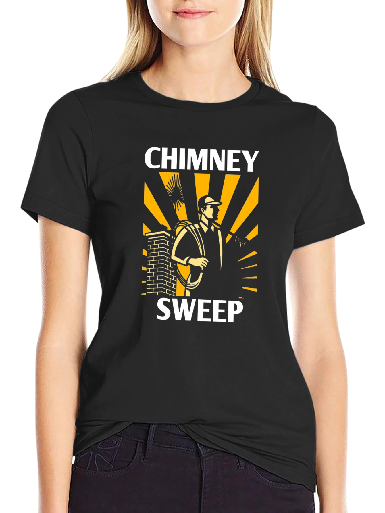 Chimney Sweep Graphic T-Shirt - Novelty Tee
