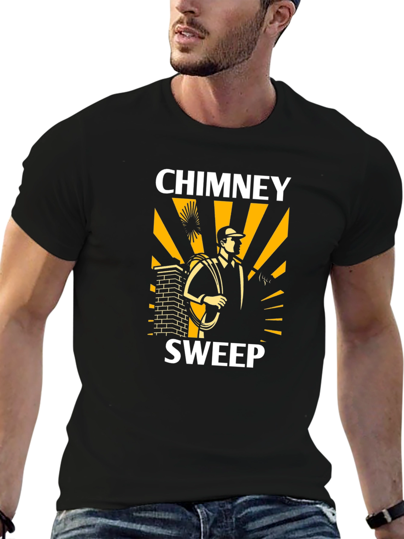 Chimney Sweep Graphic T-Shirt - Novelty Tee