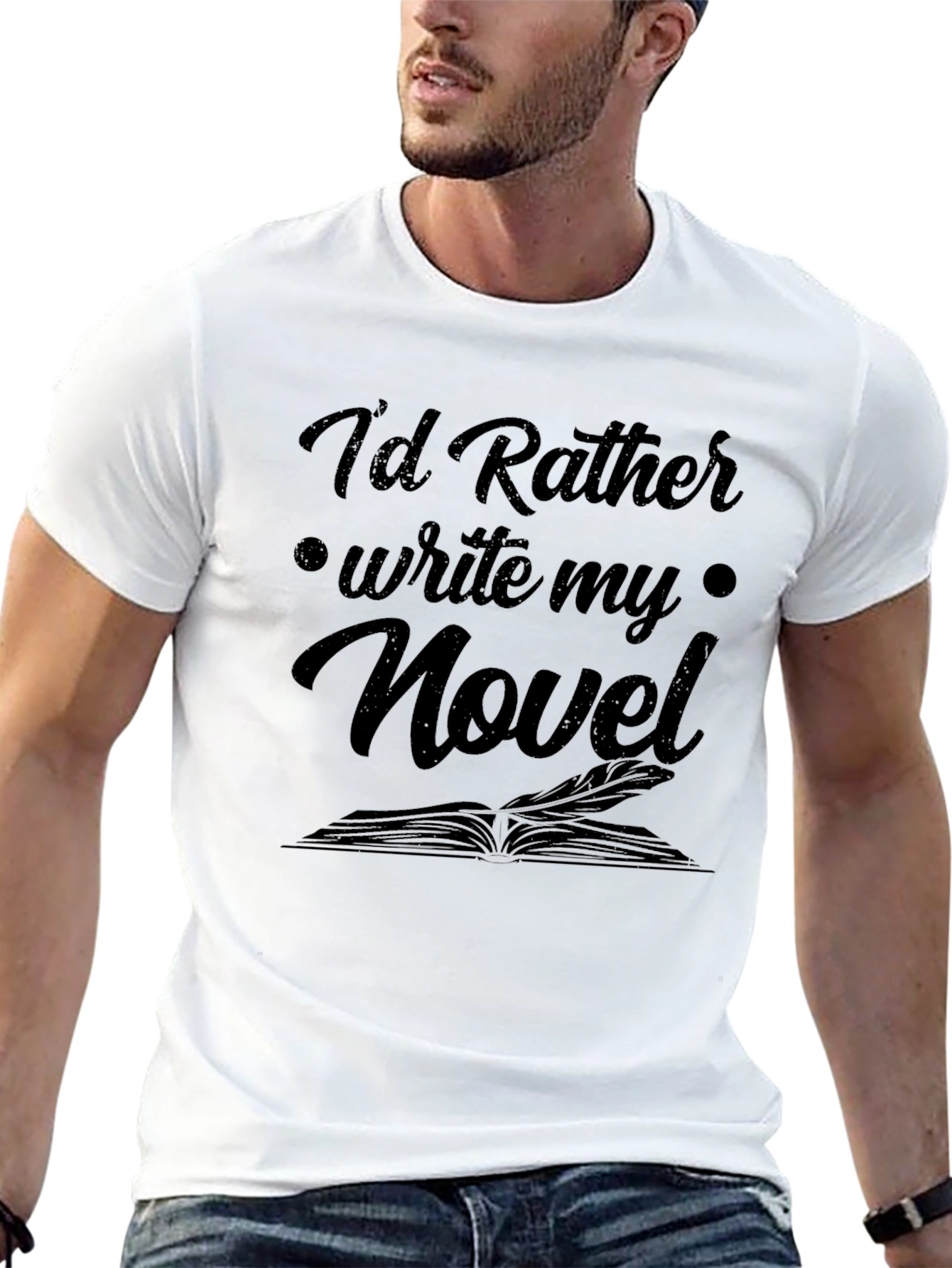 Writer Novel Black T-Shirt