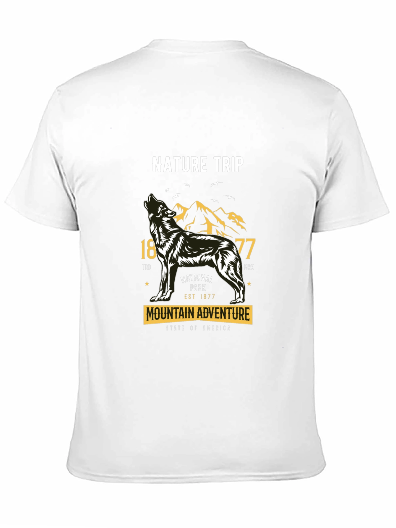 Nature Trip Wolf Graphic T-Shirt