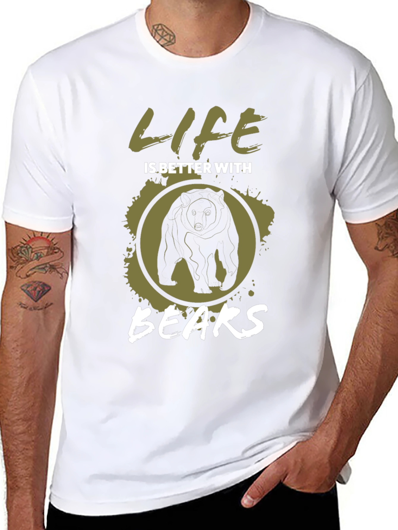 Life is Better With Bears Graphic Tee
