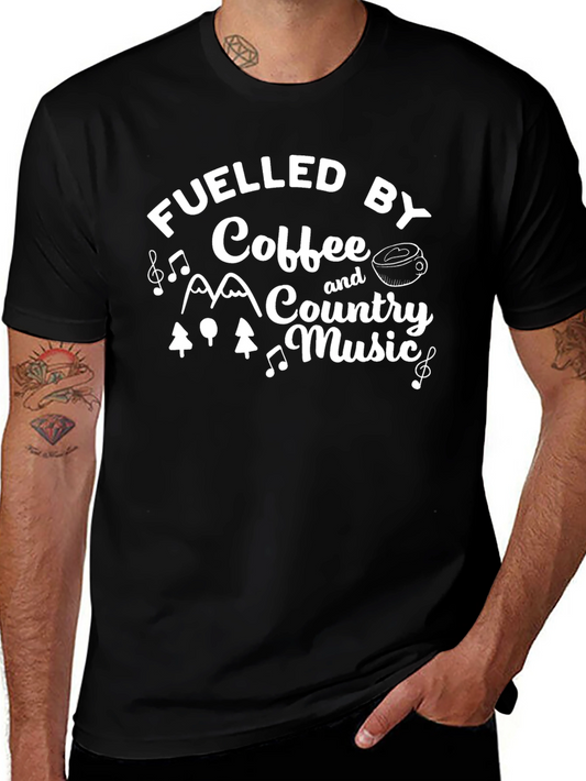 Fueled By Coffee and Country Music T-Shirt