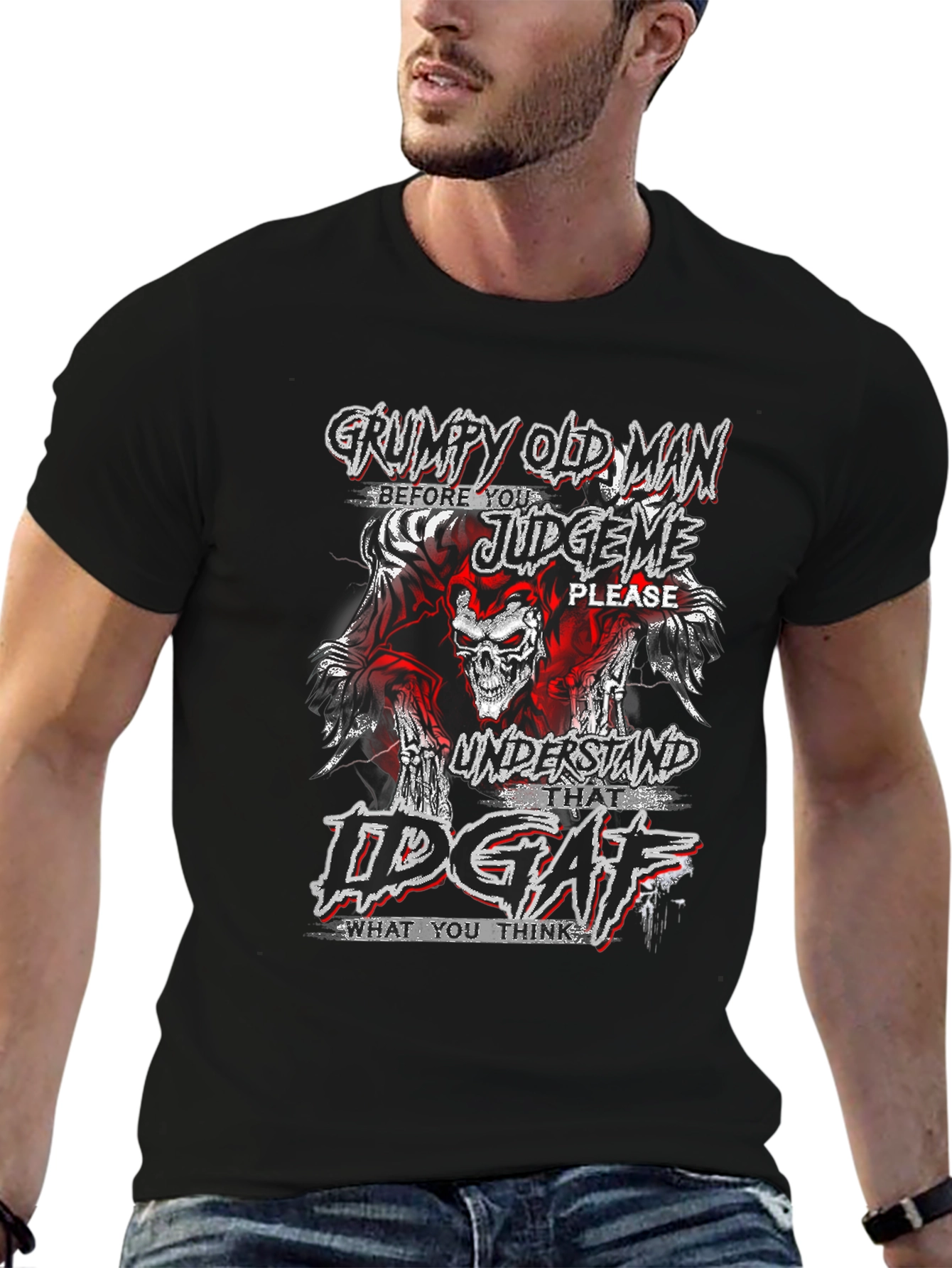 Grumpy Old Man Graphic Tee