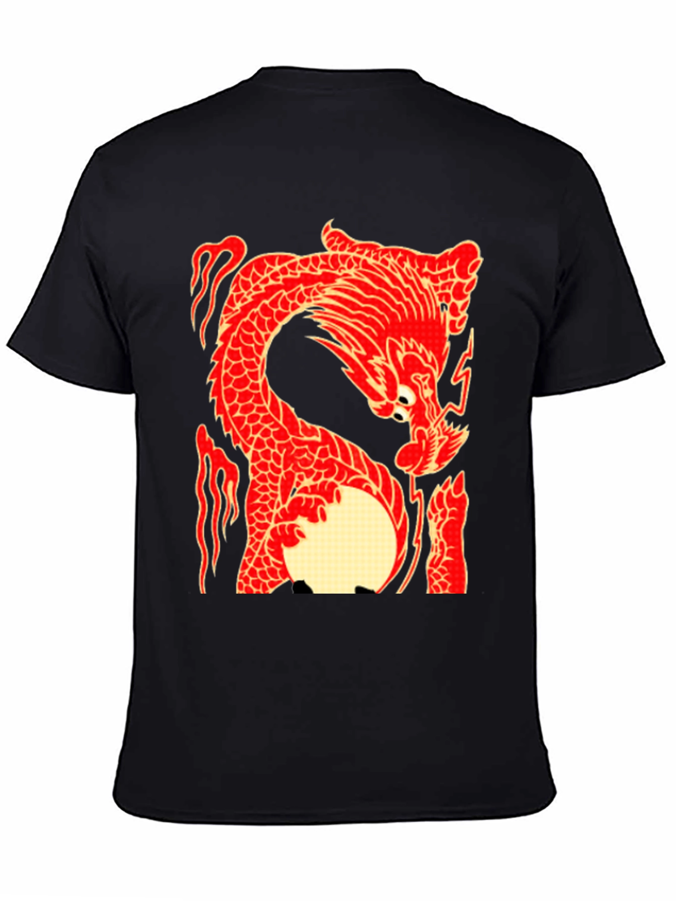 Dragon Graphic T-Shirt - Black