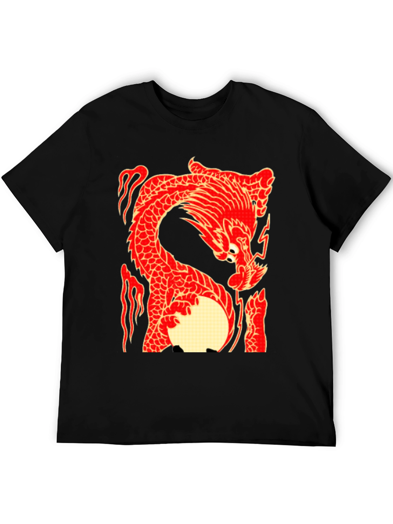 Dragon Graphic T-Shirt - Black