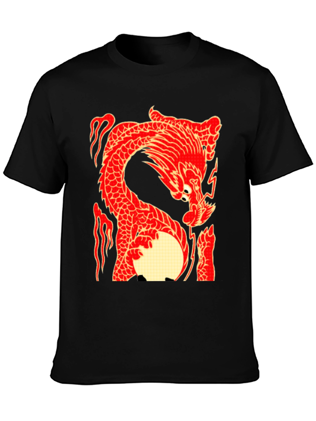 Dragon Graphic T-Shirt - Black