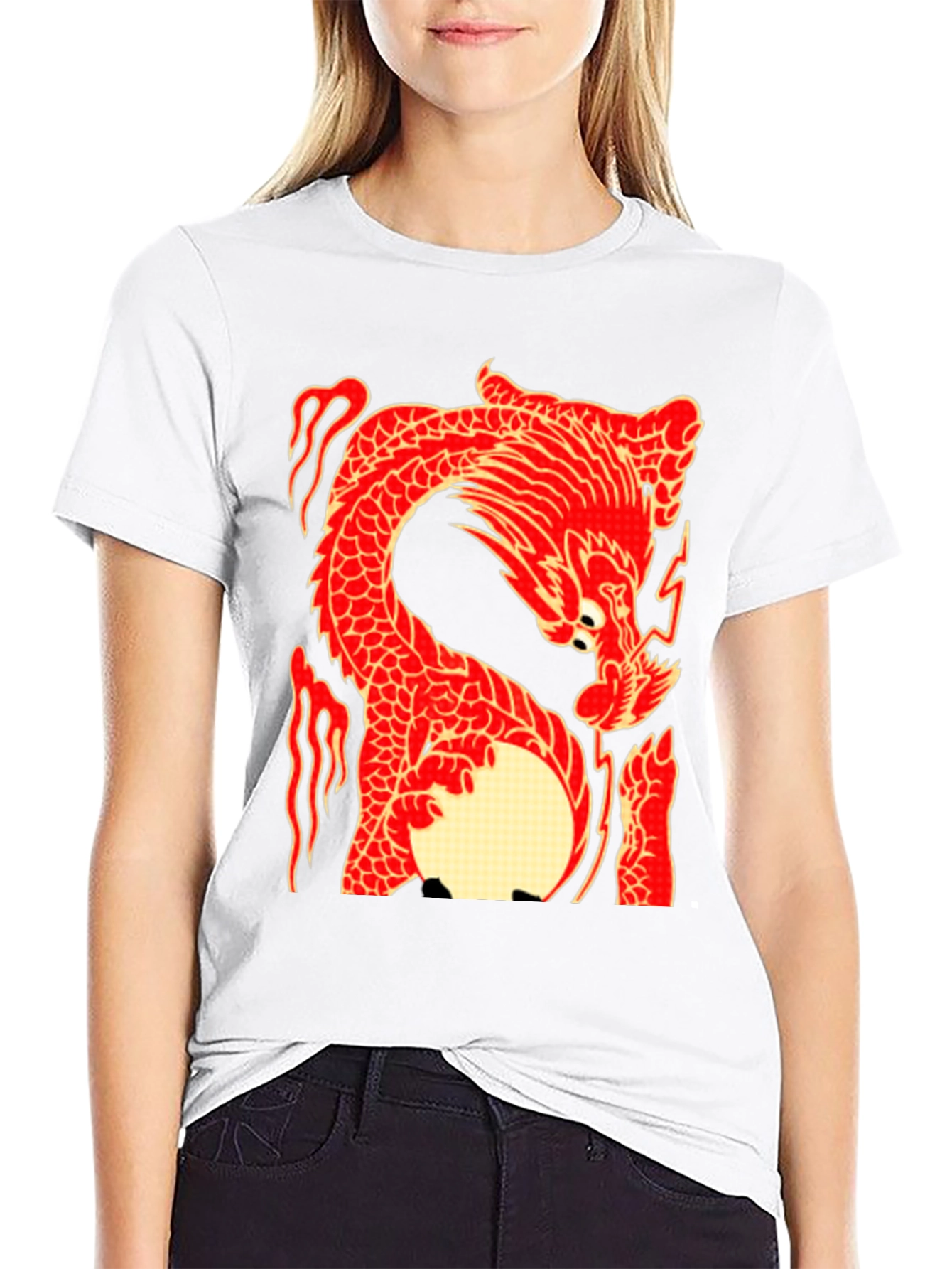 Dragon Graphic T-Shirt - Black