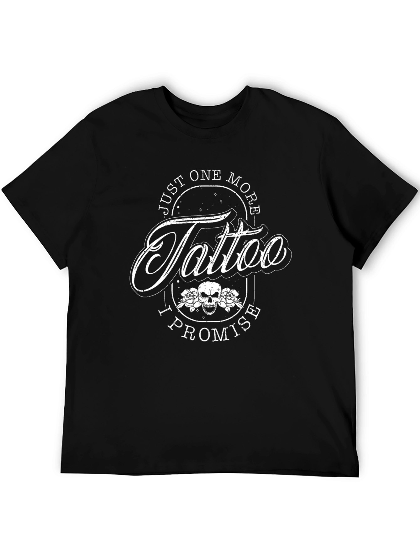 Just One More Tattoo T-Shirt - Black