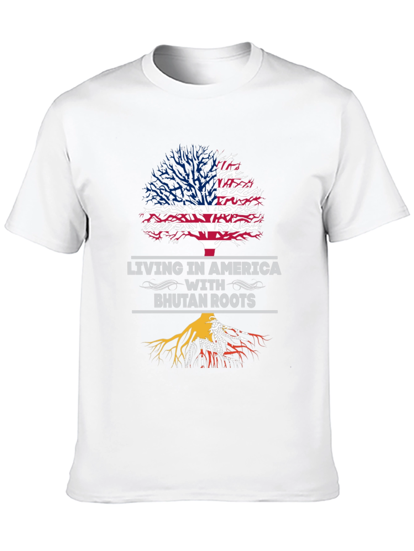 America Bhutan Roots Graphic Tee