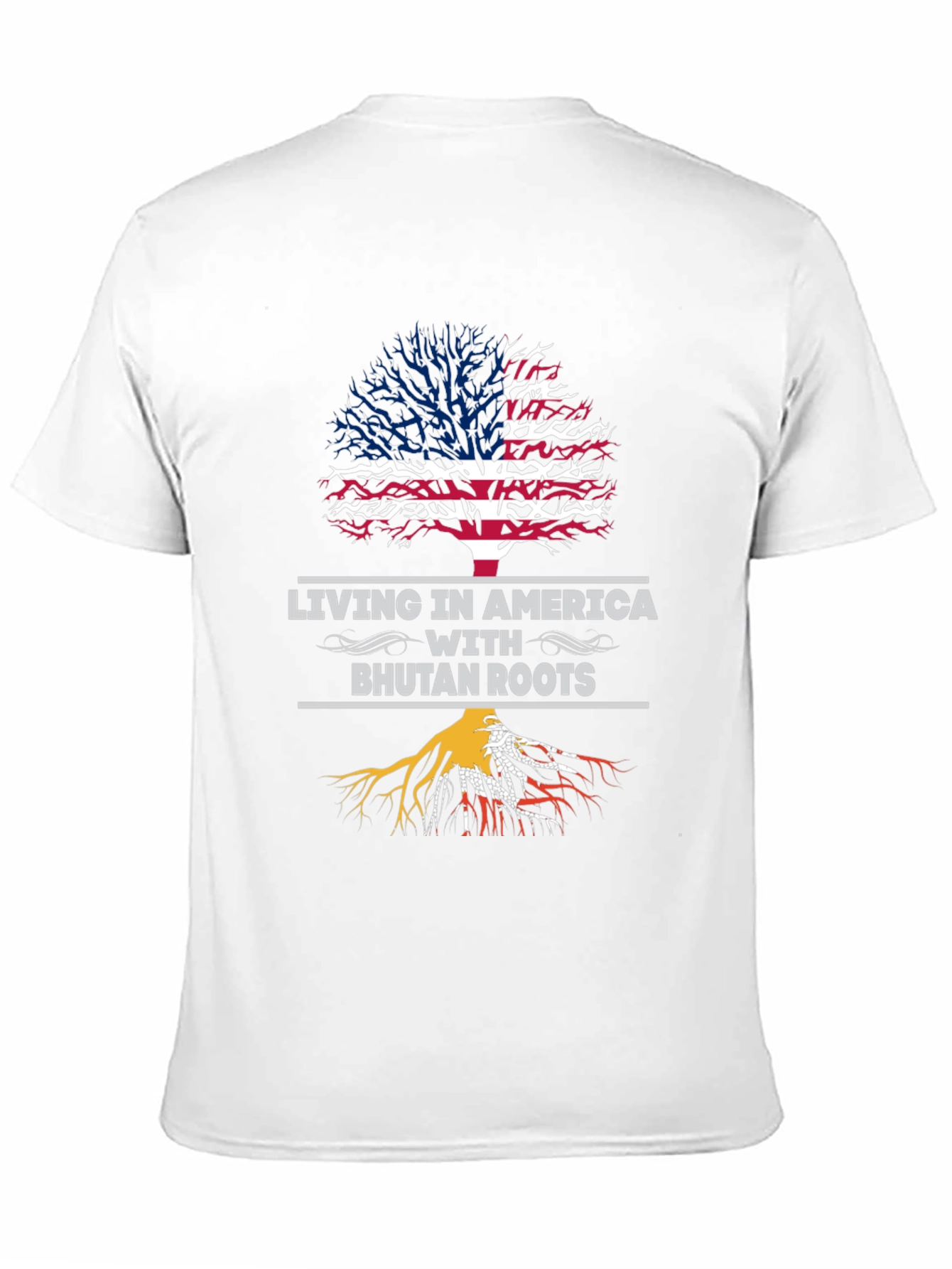 America Bhutan Roots Graphic Tee