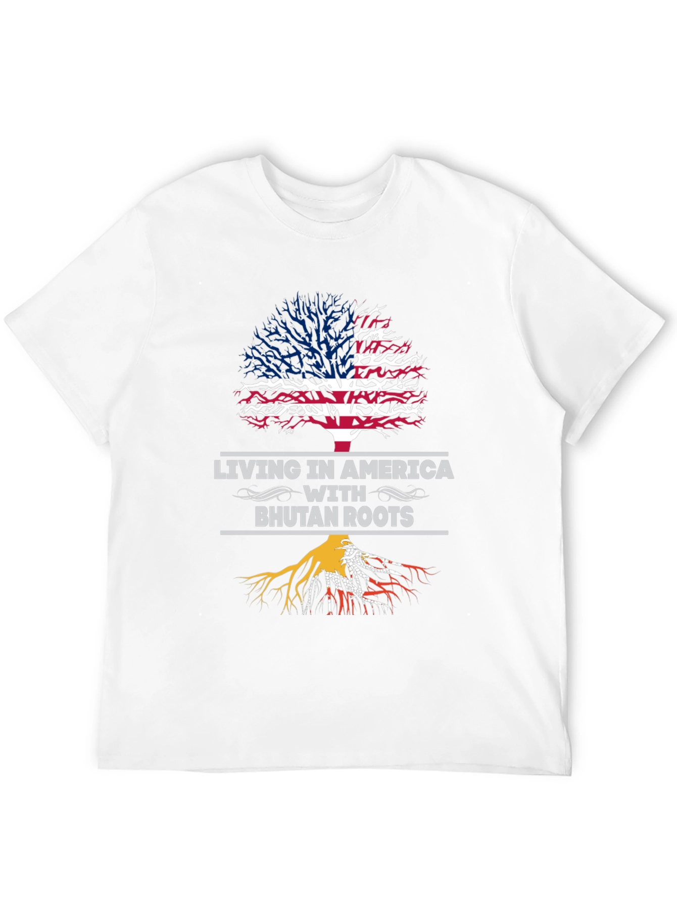America Bhutan Roots Graphic Tee