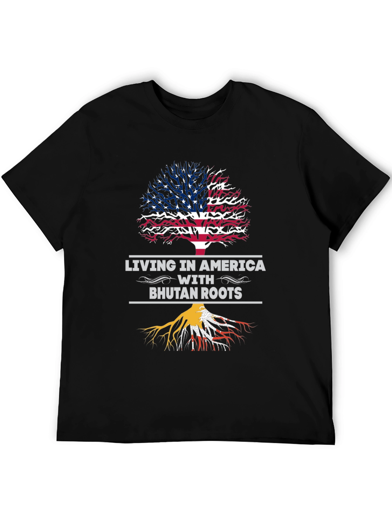 America Bhutan Roots Graphic Tee