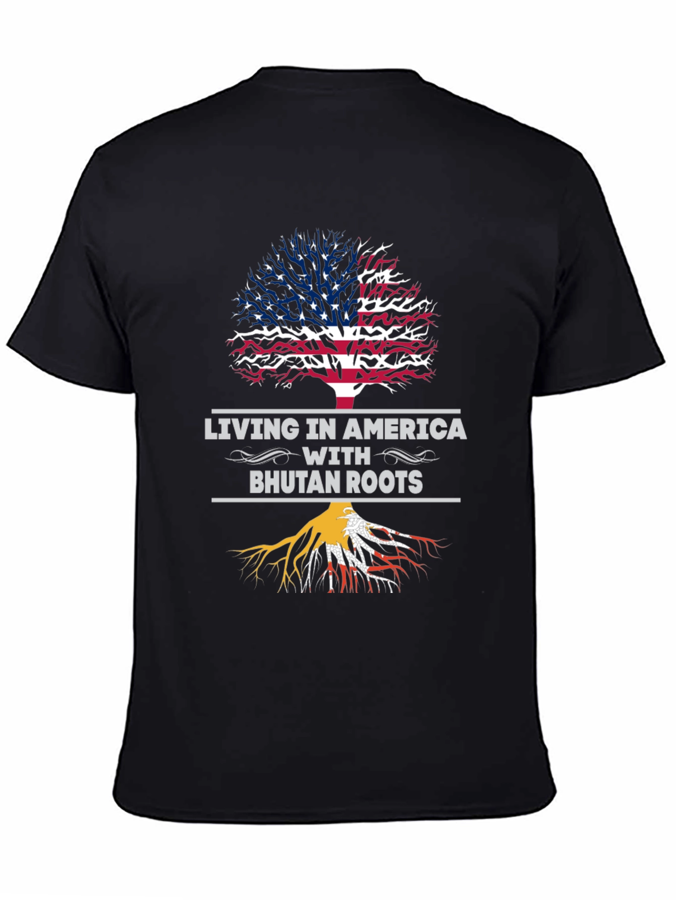 America Bhutan Roots Graphic Tee