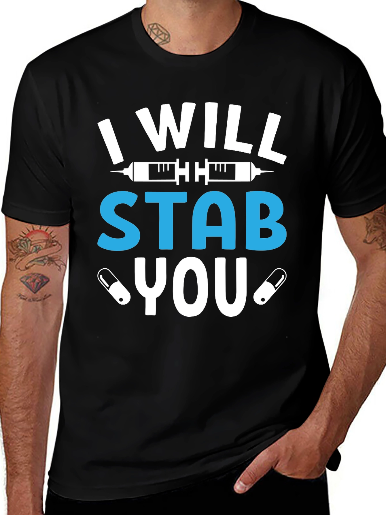 I Will Stab You Funny Nurse T-Shirt