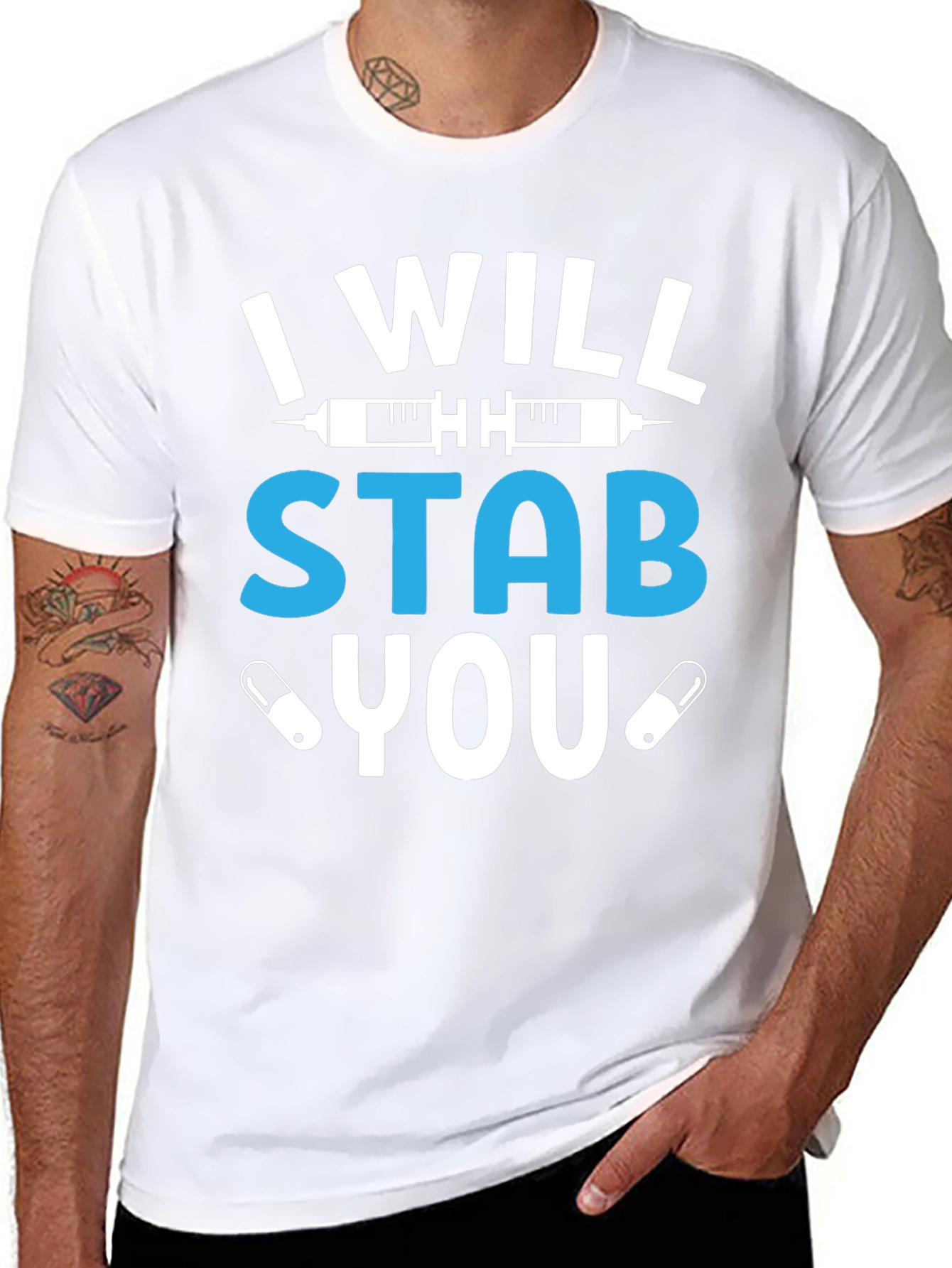 I Will Stab You Funny Nurse T-Shirt