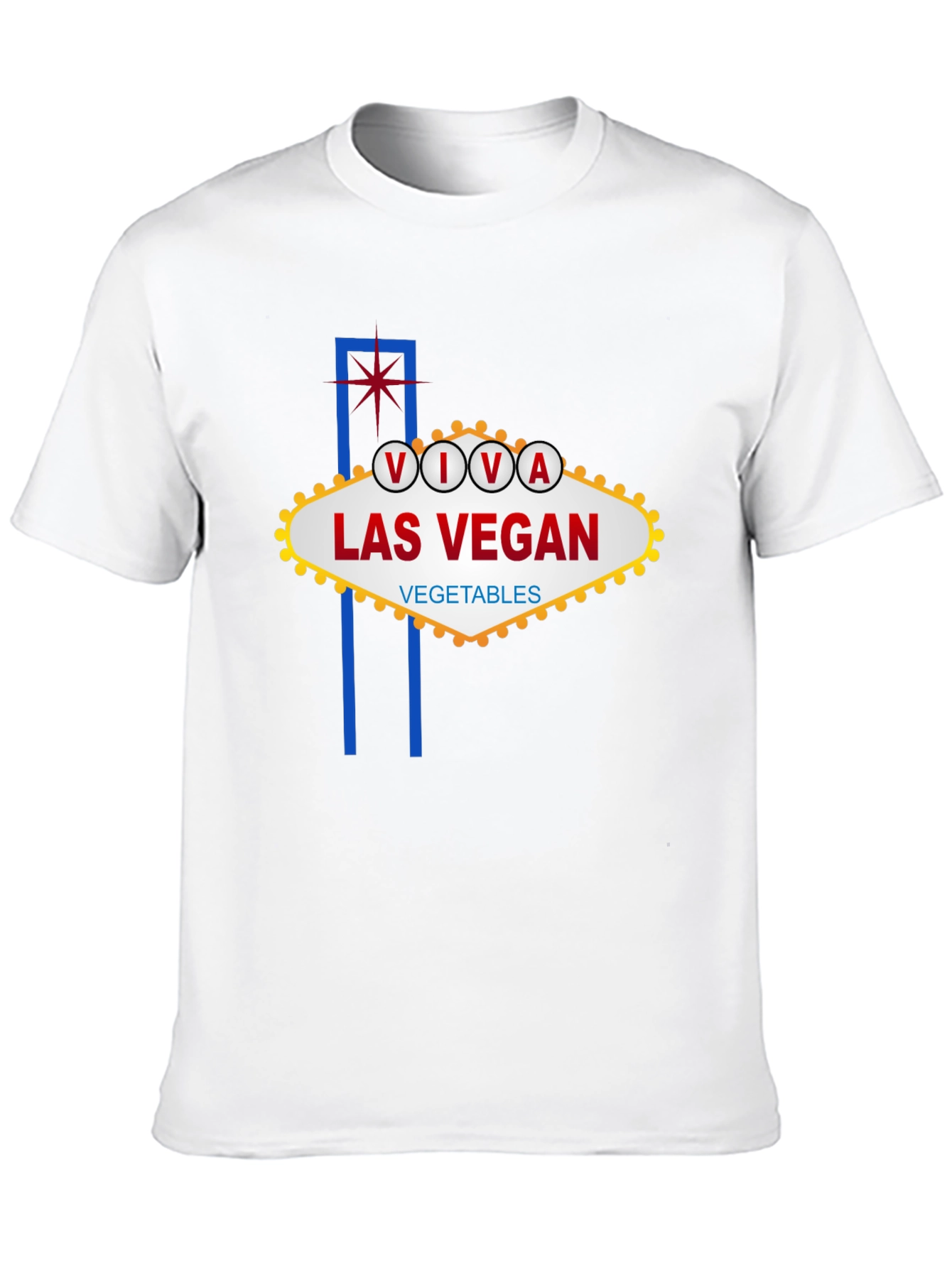 Viva Las Vegan T-Shirt - Vegetarian Las Vegas Sign
