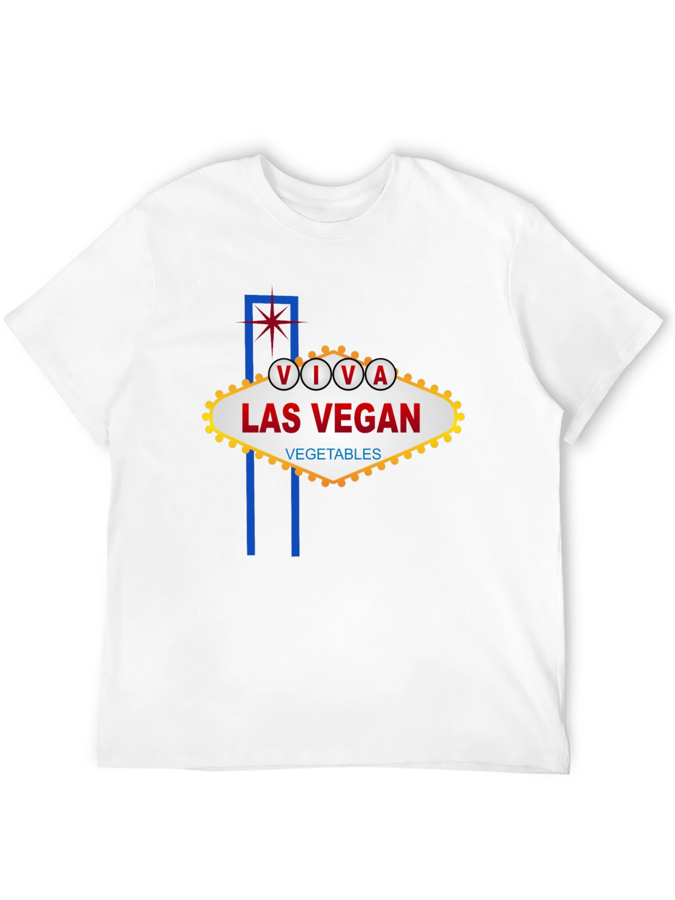 Viva Las Vegan T-Shirt - Vegetarian Las Vegas Sign