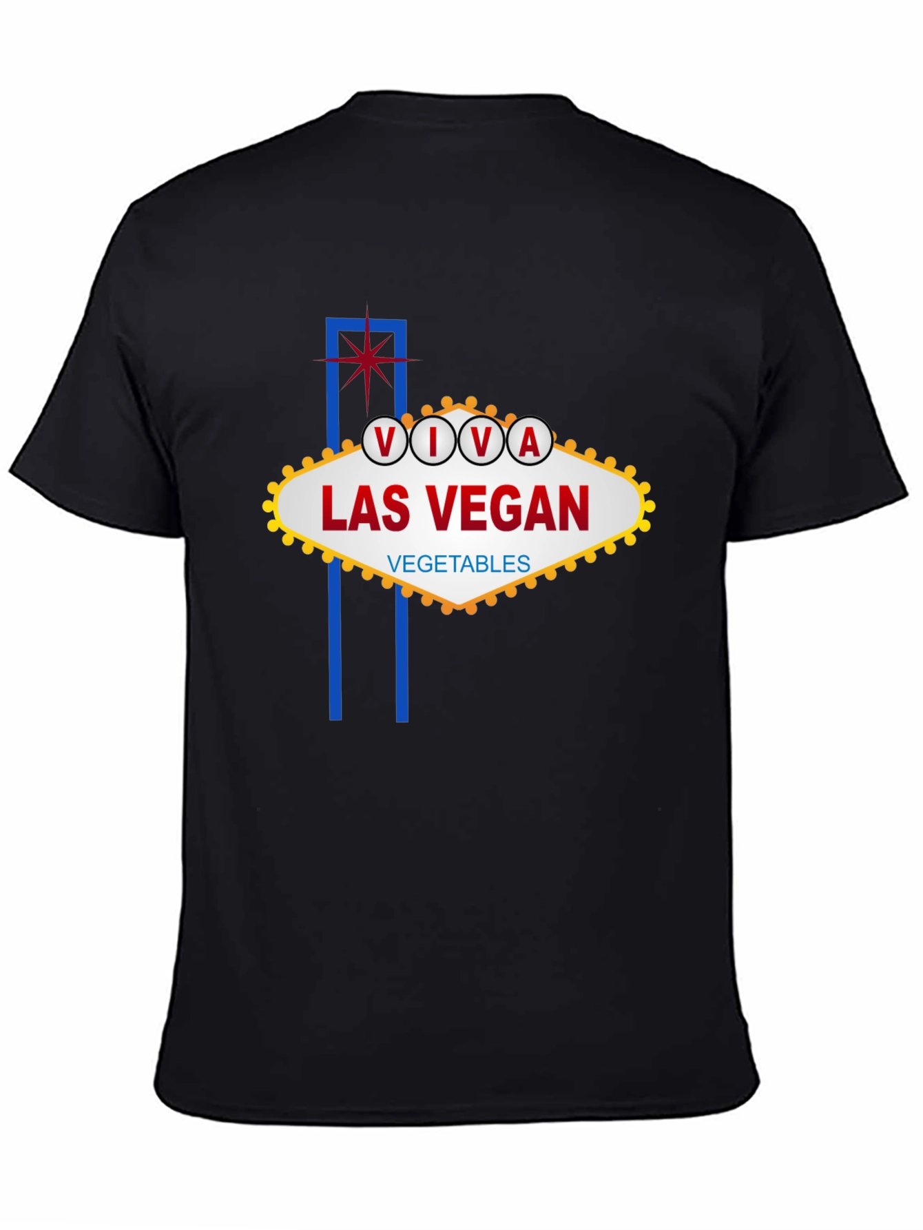 Viva Las Vegan T-Shirt - Vegetarian Las Vegas Sign