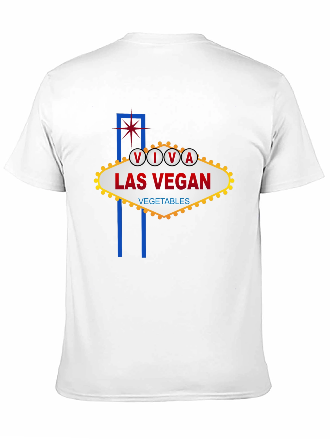 Viva Las Vegan T-Shirt - Vegetarian Las Vegas Sign