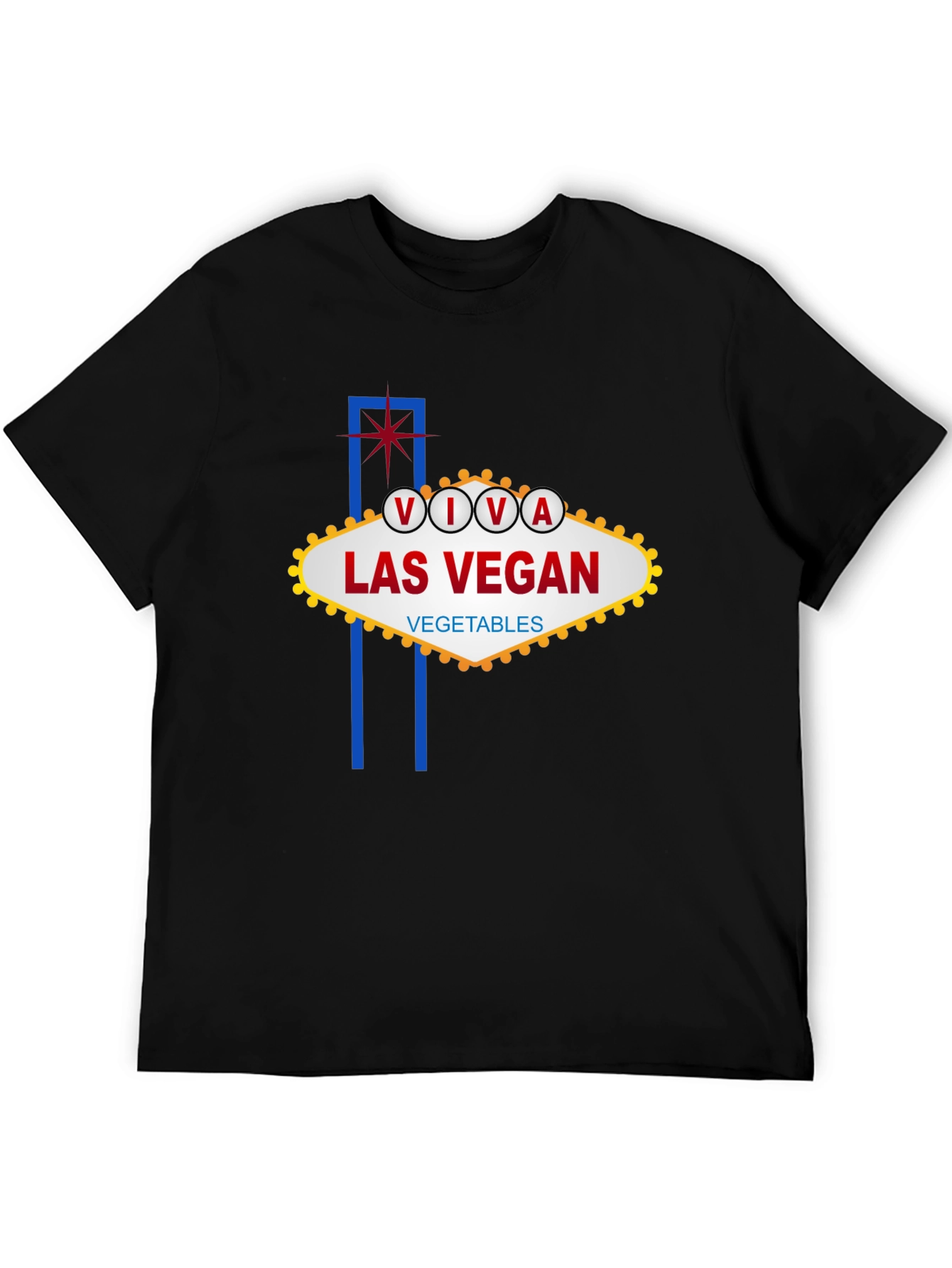 Viva Las Vegan T-Shirt - Vegetarian Las Vegas Sign