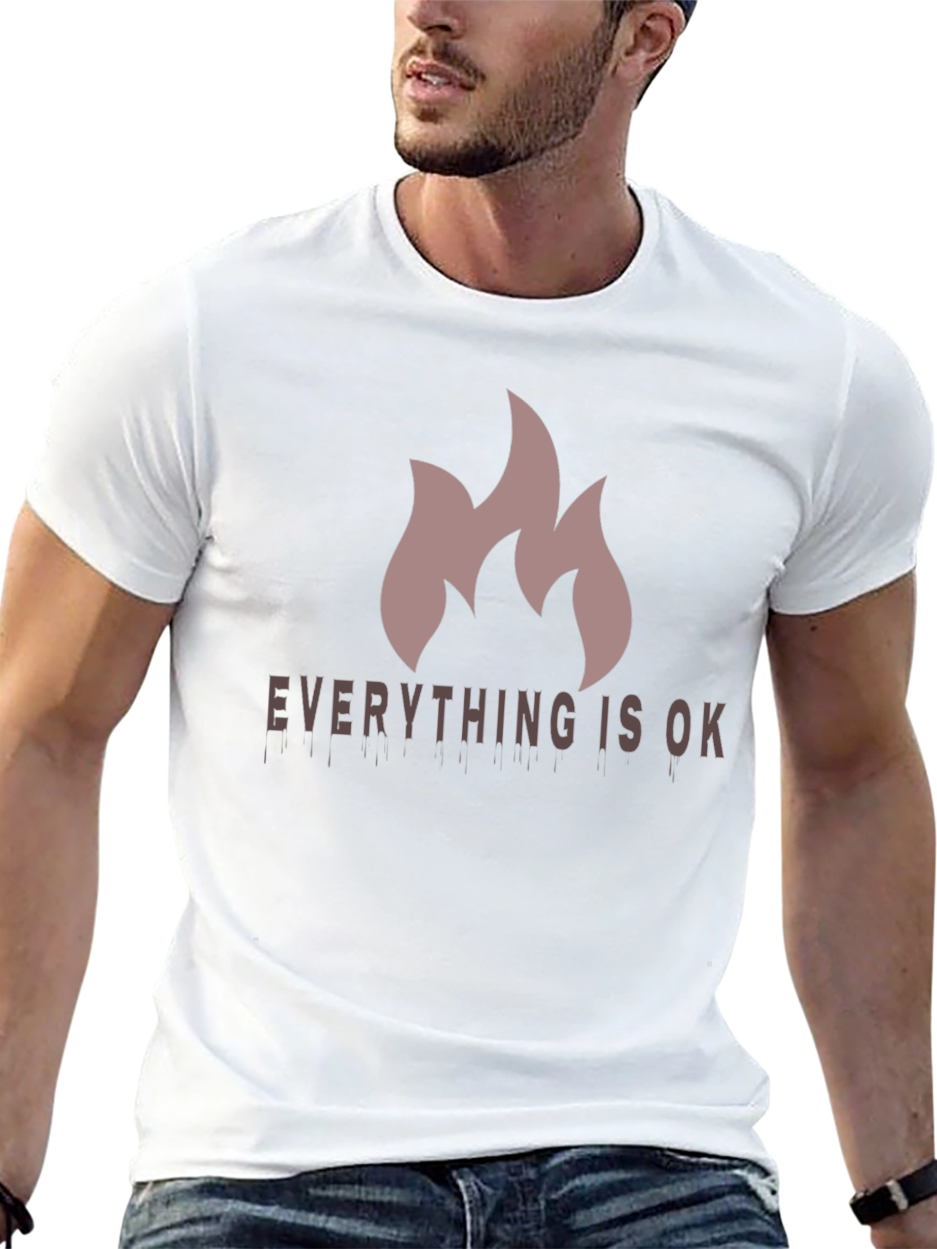 Everything Is Ok - Mens Graphic Tee