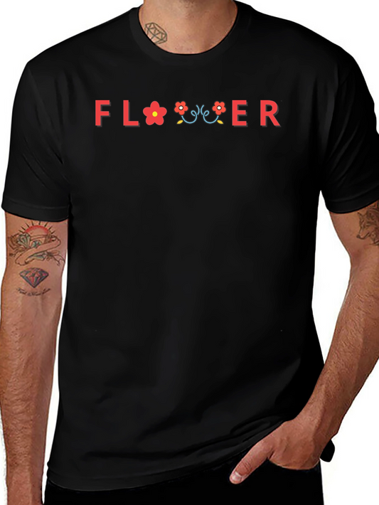 FLOWER Graphic Print T-Shirt - Unisex