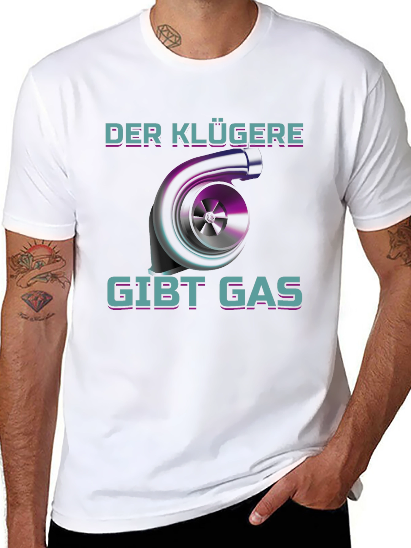 Der Klügere Gibt Gas T-Shirt