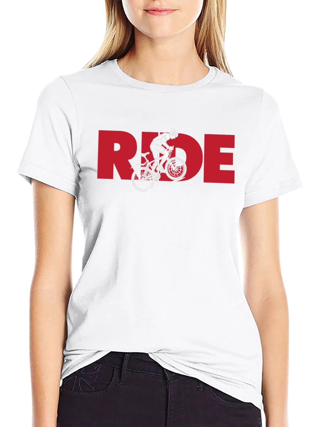 Ride Bicycle Graphic T-Shirt - Black
