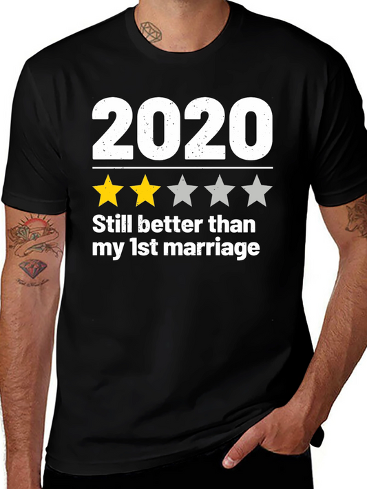 Funny 2020 Marriage Review T-Shirt
