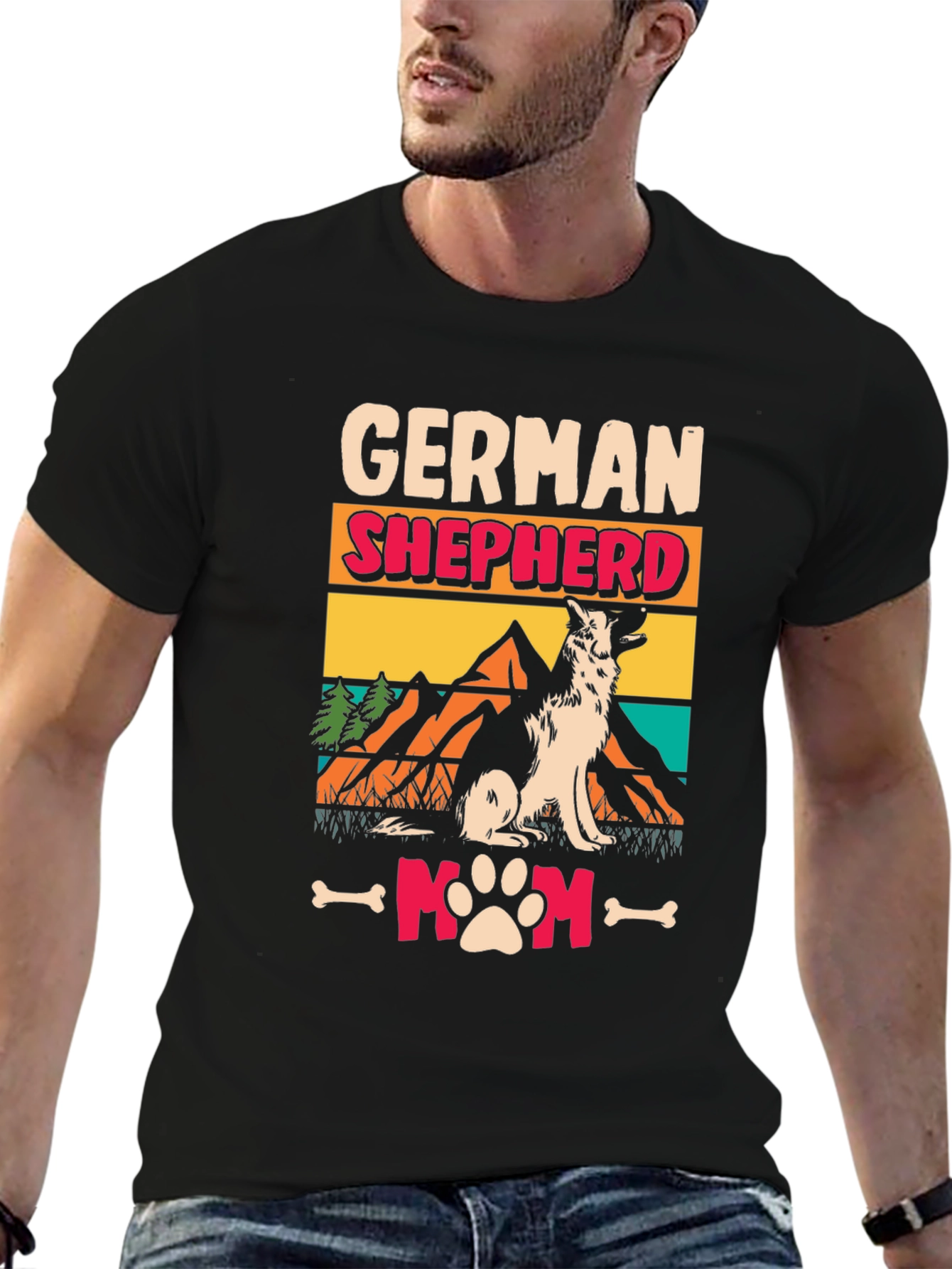 German Shepherd Mom T-Shirt