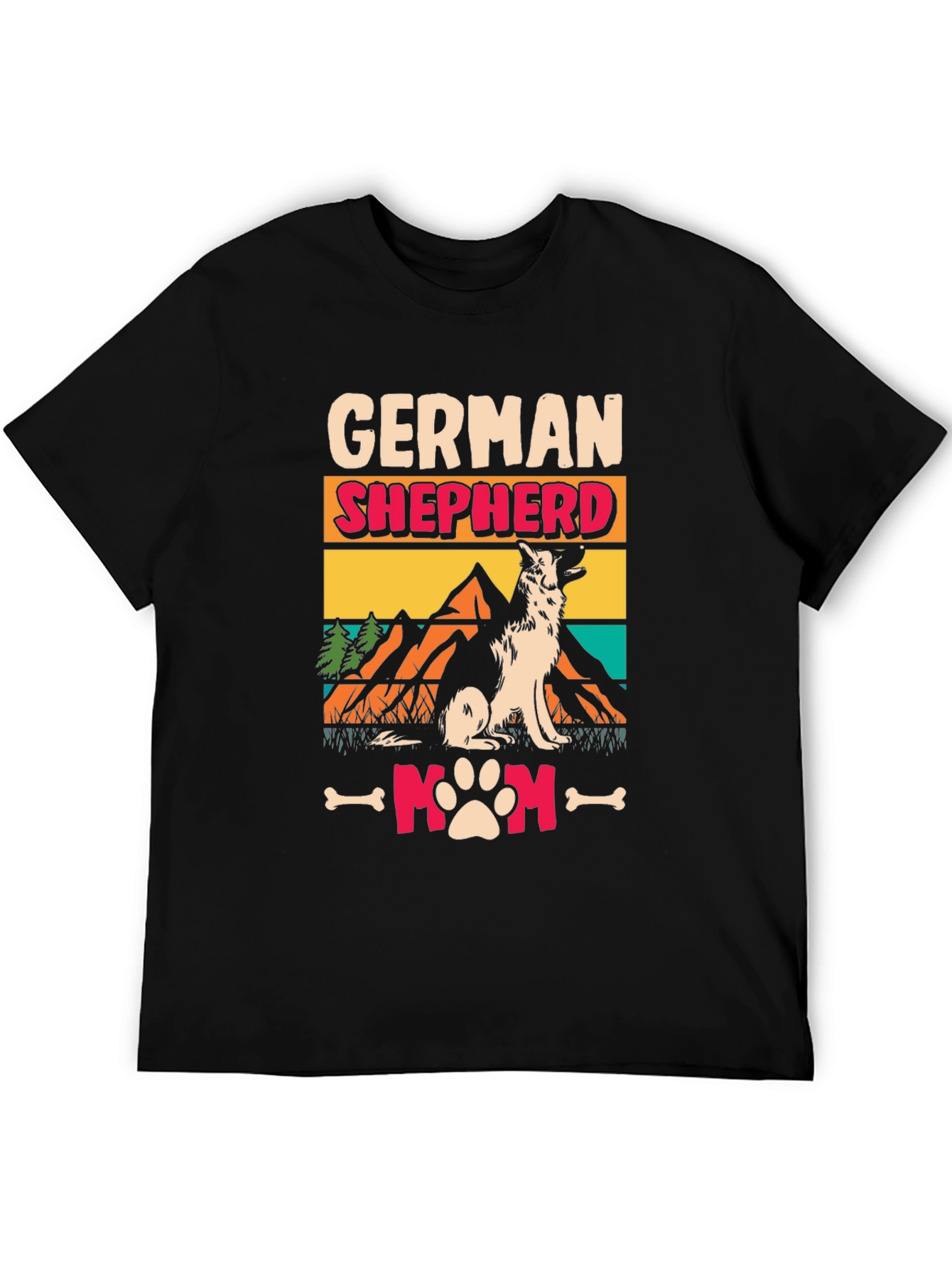 German Shepherd Mom T-Shirt