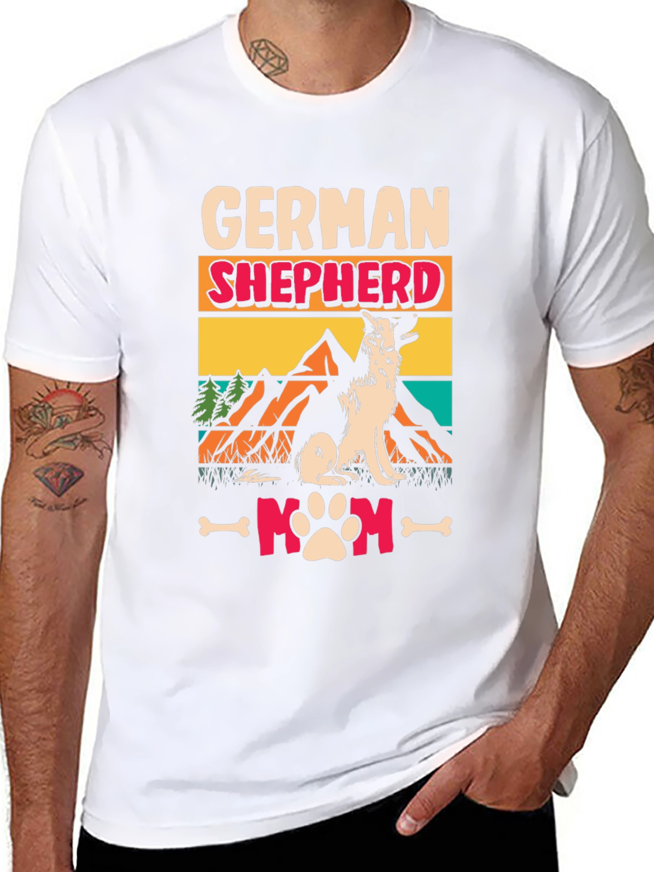 German Shepherd Mom T-Shirt