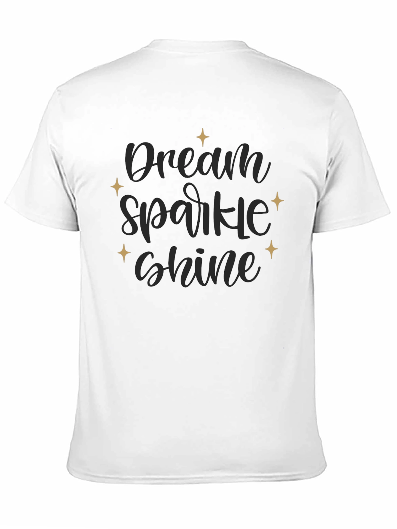 Dream Sparkle Shine Black T-Shirt