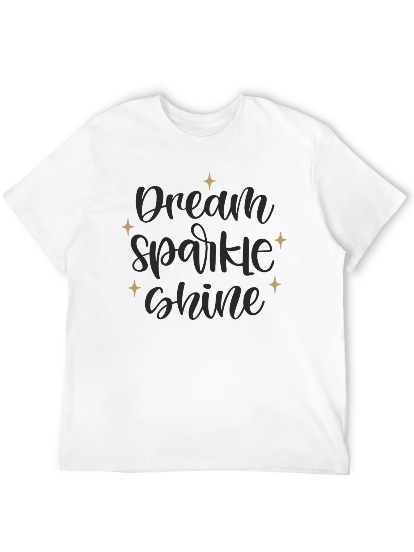 Dream Sparkle Shine Black T-Shirt