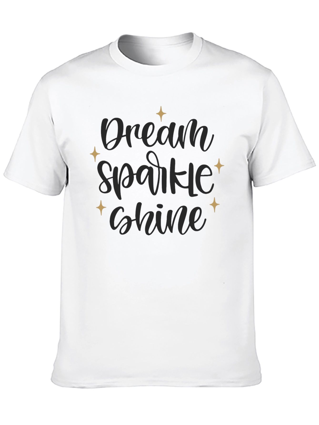 Dream Sparkle Shine Black T-Shirt