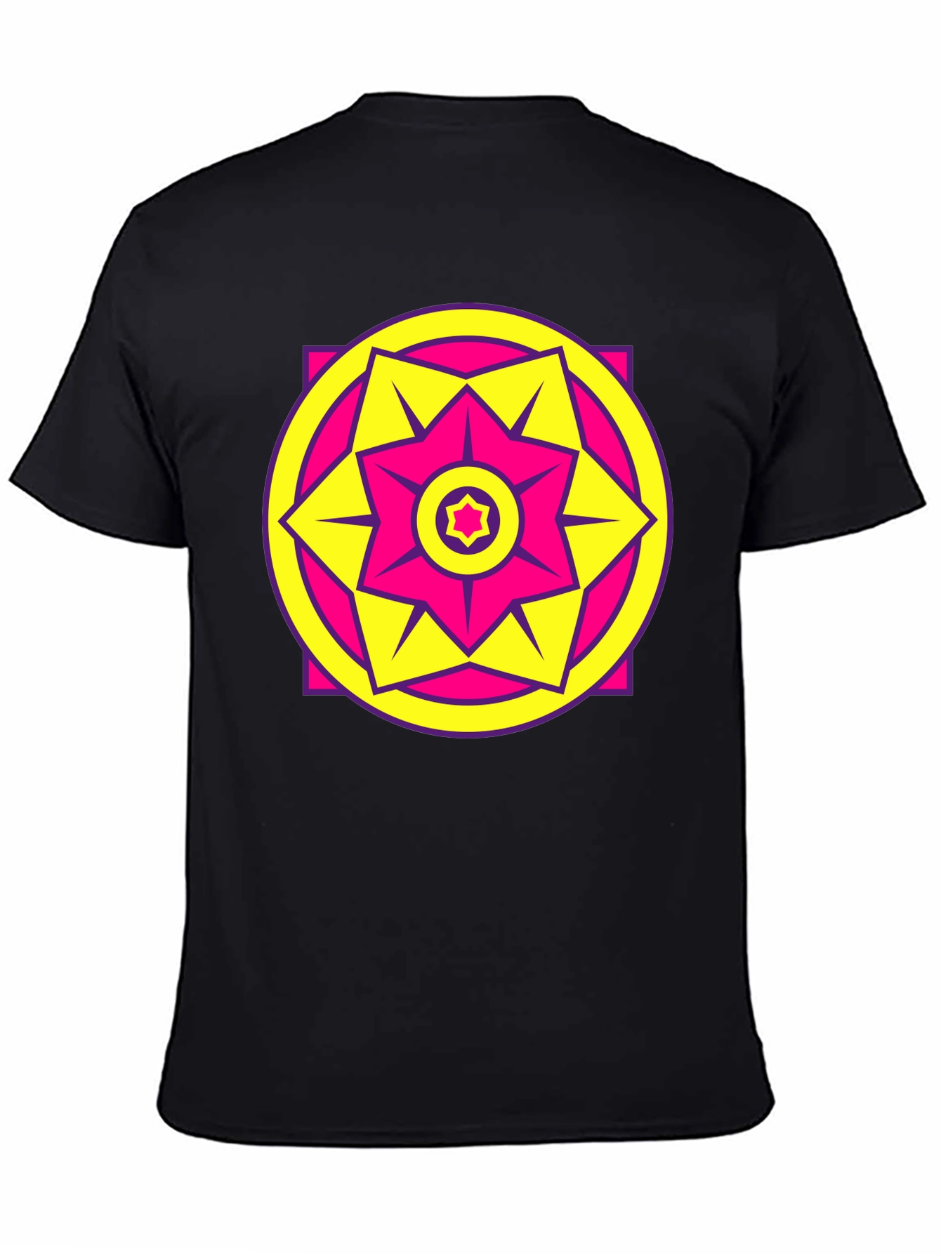 Geometric Starburst T-Shirt - Bold Graphic Tee