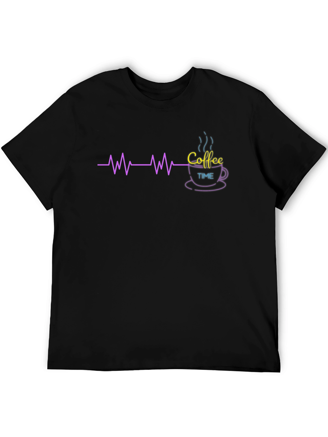Coffee Time T-Shirt - Heartbeat Design