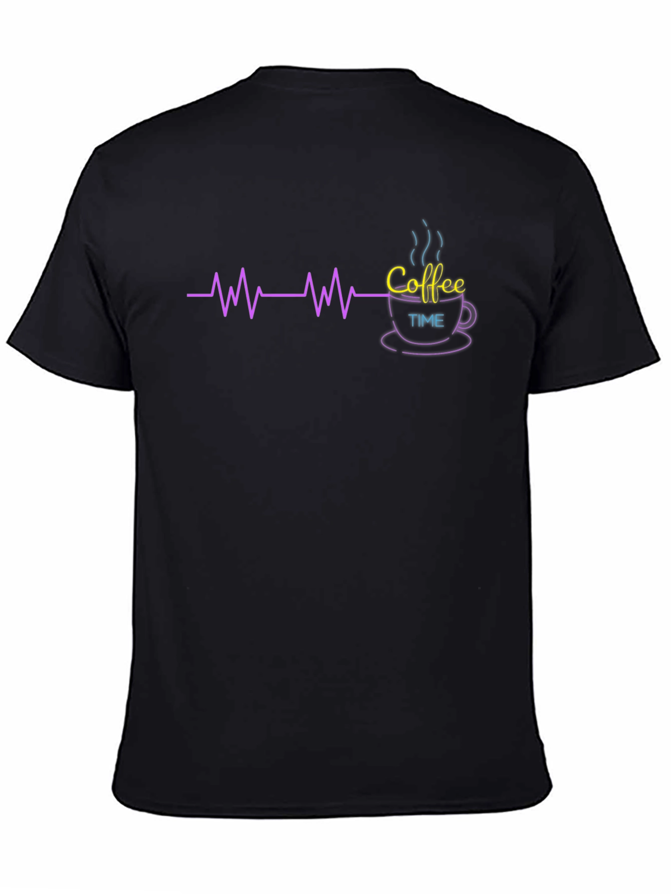 Coffee Time T-Shirt - Heartbeat Design