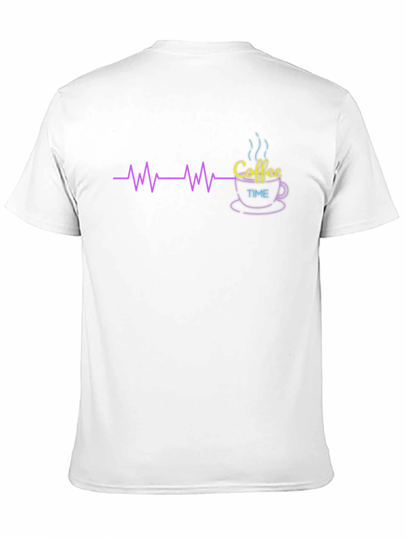 Coffee Time T-Shirt - Heartbeat Design