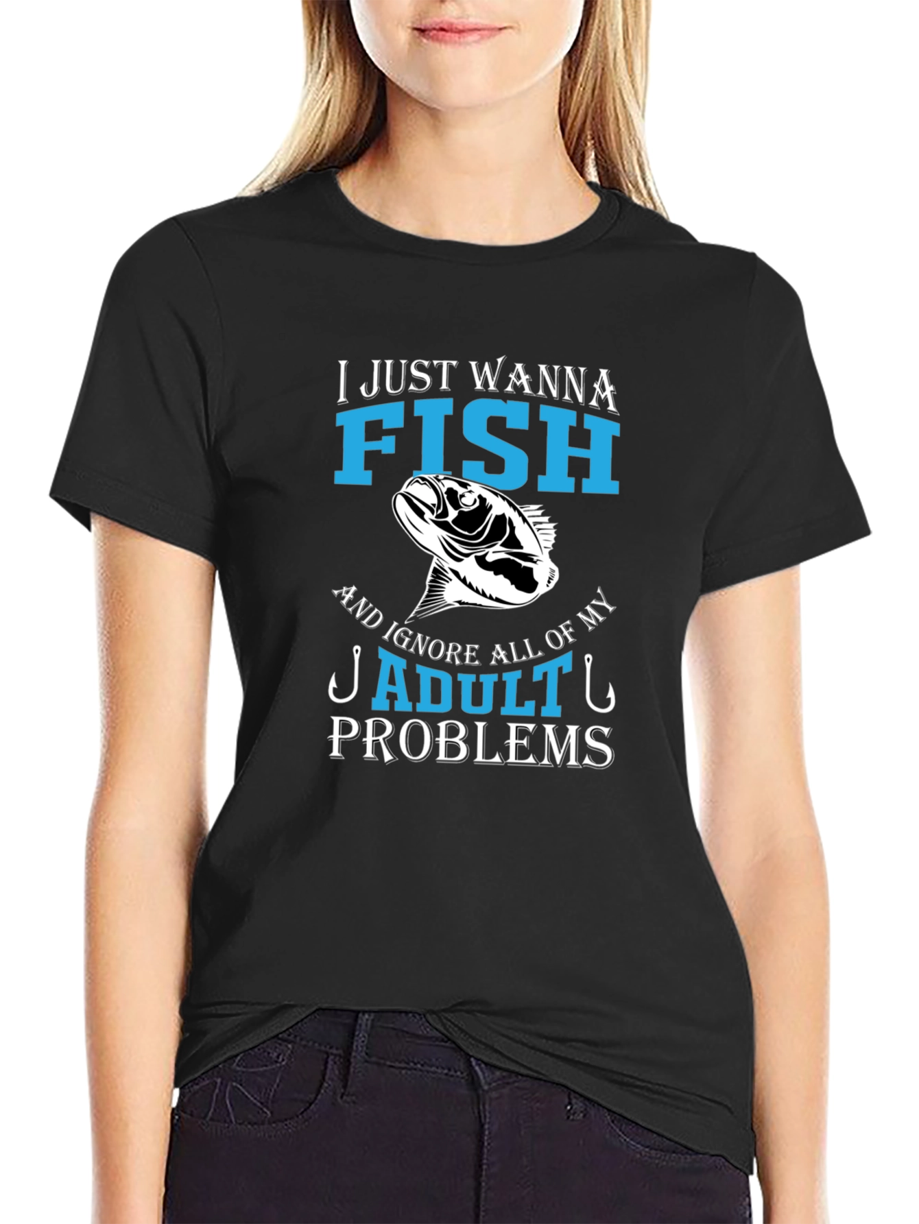 Funny Fishing T-Shirt - Ignore Adult Problems